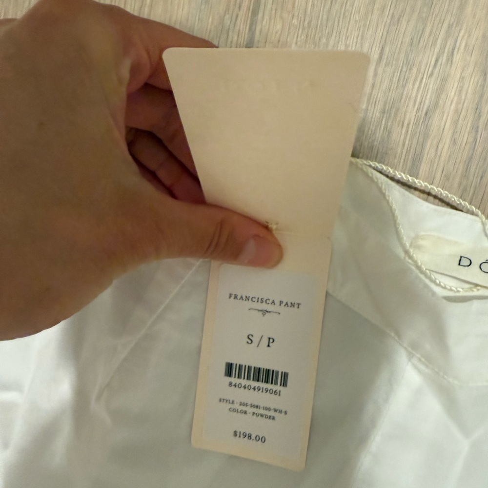 Doen FRANCISCA PANT in powder size small new with tags - Picture 8 of 9